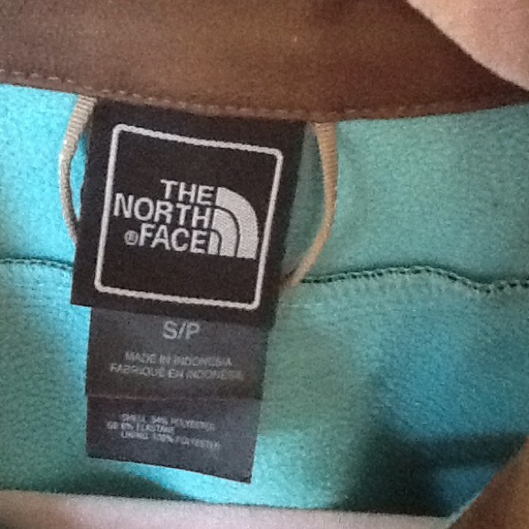 North face soft shell brown jacket size S/P - Picture 3 of 4