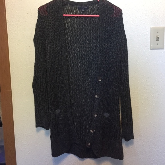 Charcoal grey cardigan