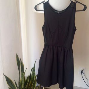 UO Silence + noise black mini mesh back