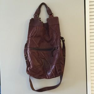 Lucky Brand leather cross body!