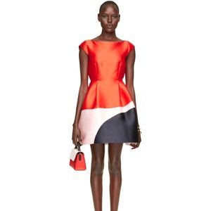 Kate spade color block fit and flare dress
