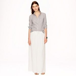 J.crew free people white gauze maxi dress