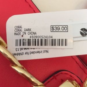 Bags - NWT Bright Coral Purse Bags - NWT Bright Coral Purse