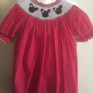 Minnie Mouse smocked dress