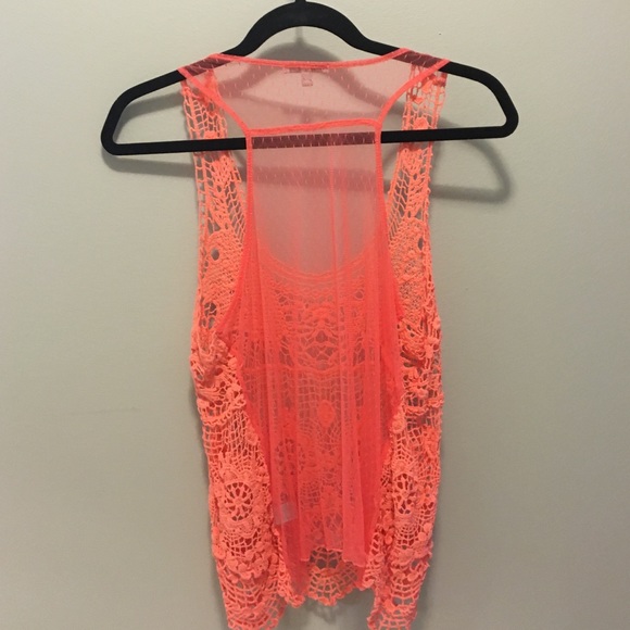 Charlotte Russe Coral Tank - Picture 2 of 3