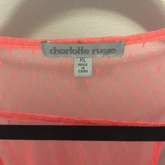 Charlotte Russe Coral Tank - Picture 3 of 3