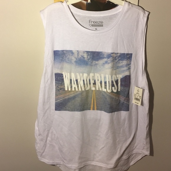 Graphic Muscle Tee NWT