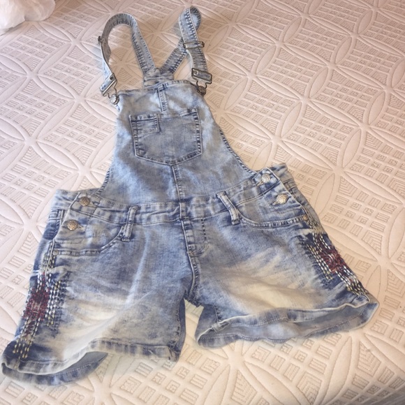 Acid wash Short overall