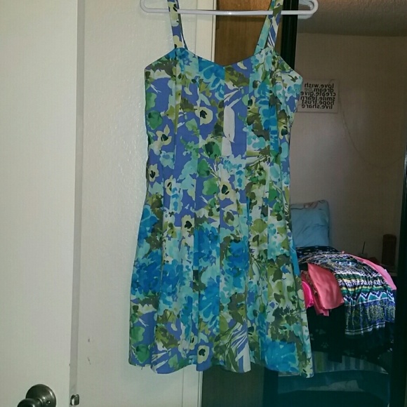 Multicolored skater sundress