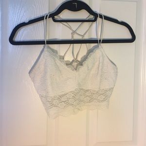 White Lace Hollister Bralette