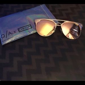 Quay X Chrisspy  - Gemini - Rose Sunglasses
