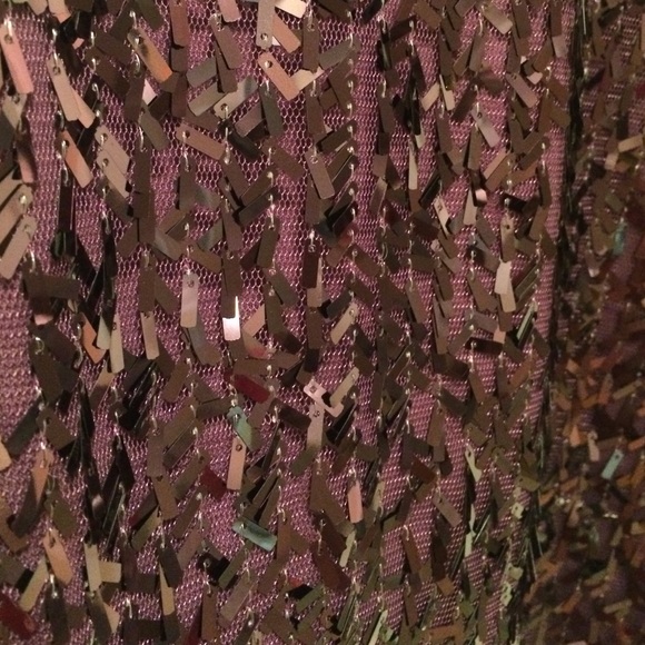Forever 21 Purple Cocktail Dress Sequin Small NYE - Picture 3 of 4