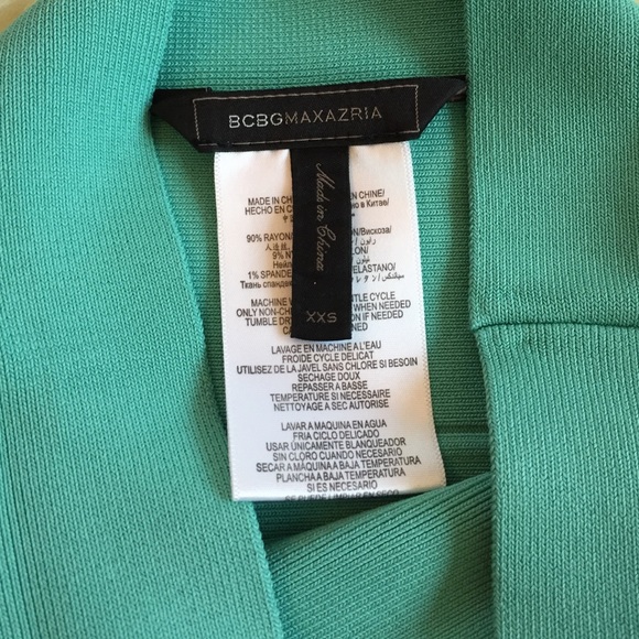 BCBGMAXAZRIA Bandage Skirt, Mint - Picture 3 of 3