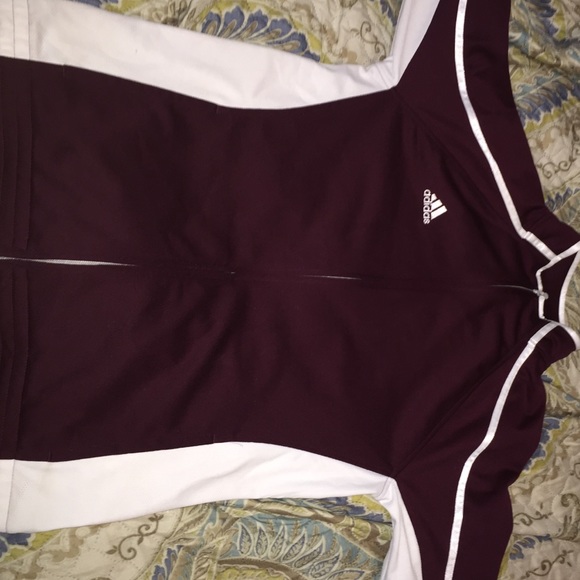 Adidas maroon jacket