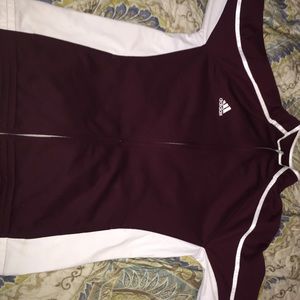 Adidas maroon jacket