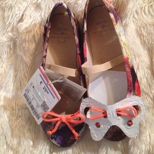Brand new, never worn Zara ballet flats for girls