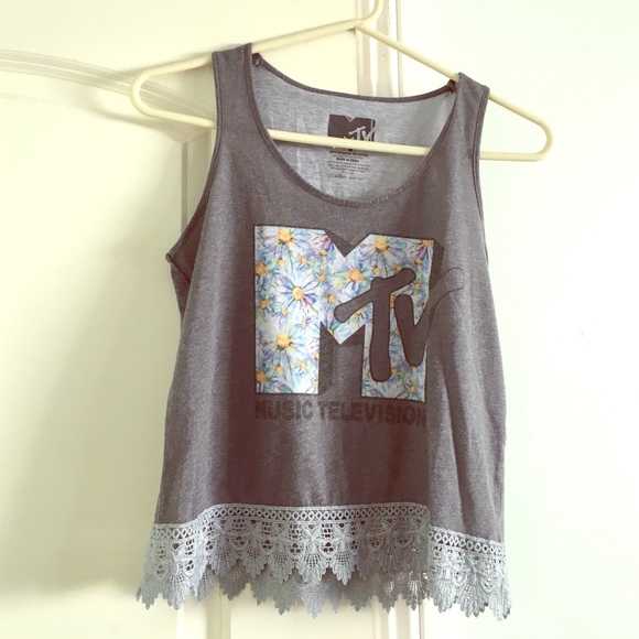 MTV floral tank top