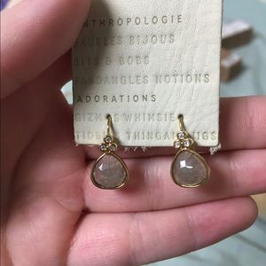 Brown and Gold Anthropologie Earrings