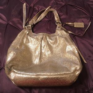 Coach Handbag - Gold
