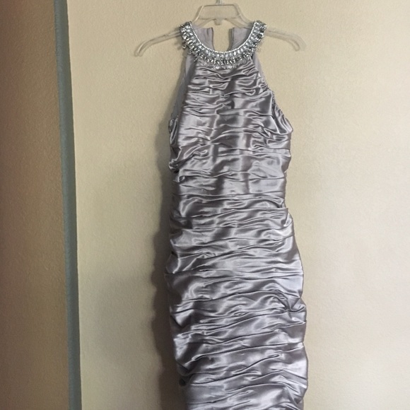 Cute silk midi dress