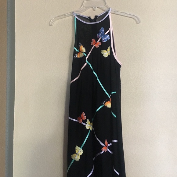 Butterfly maxi dress