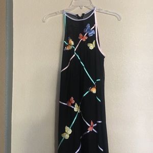 Butterfly maxi dress