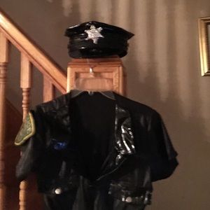 Halloween Costume - Police Woman dress with hat.