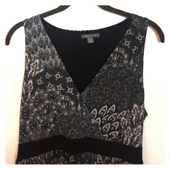 Black and grey dress