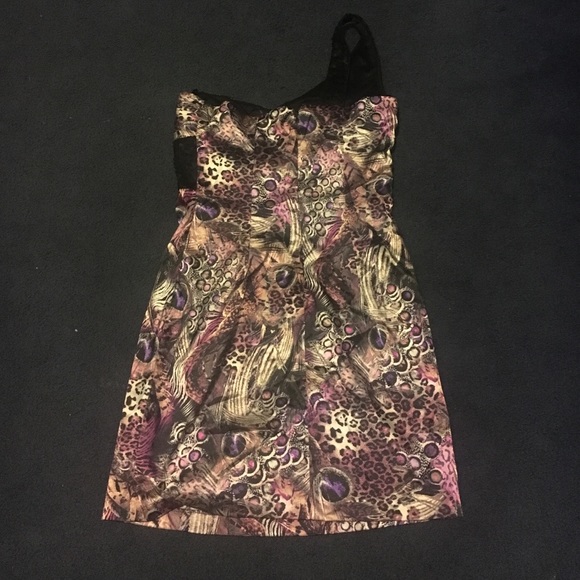 Arden B one shoulder dress - Picture 2 of 3