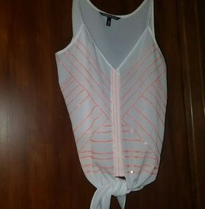 White womans tank