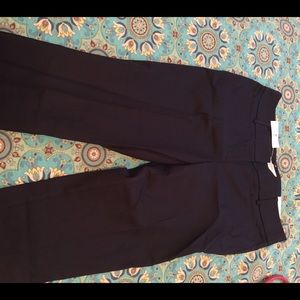 Loft Navy cropped pant