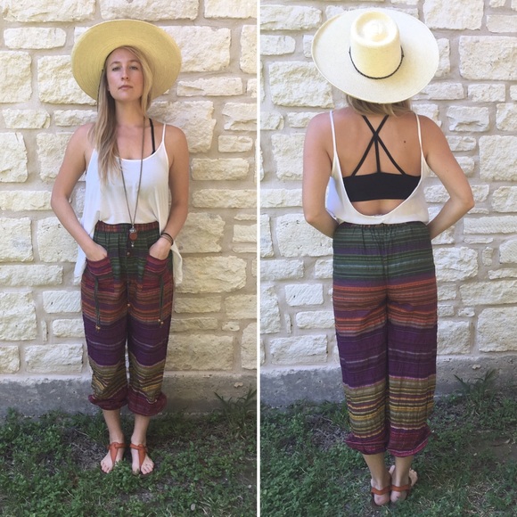 Handmade harem pants from Mexico
