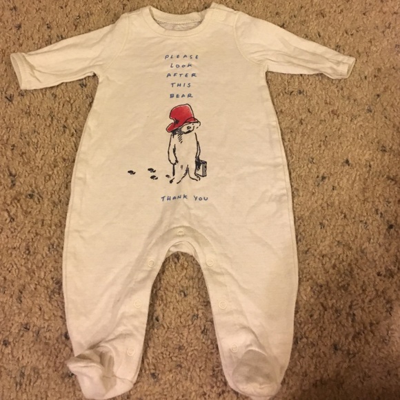 paddington bear sleepsuit
