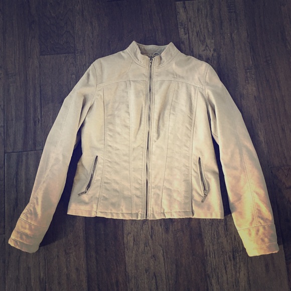 Faux Leather with soft lining Moto jacket size L