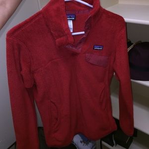 red patagonia jacket. good condition