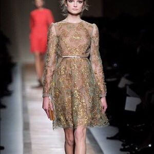 Valentino silk tulle dress