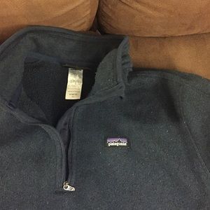 Navy Patagonia quarter zip