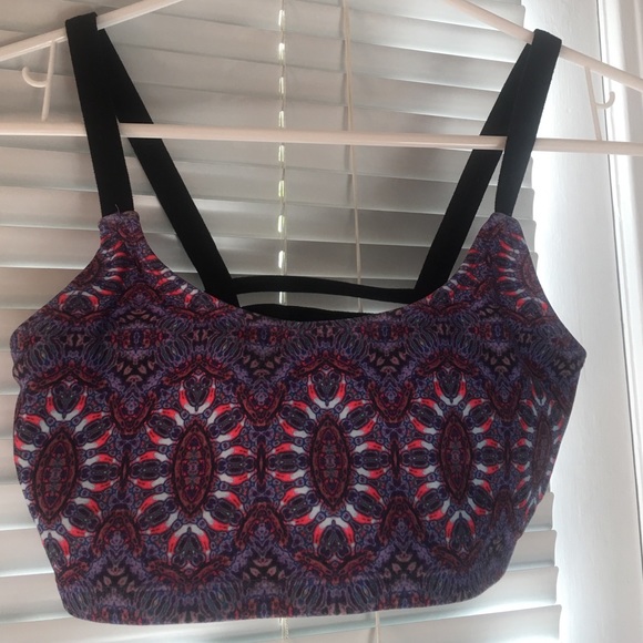 Patterned Sports Bra