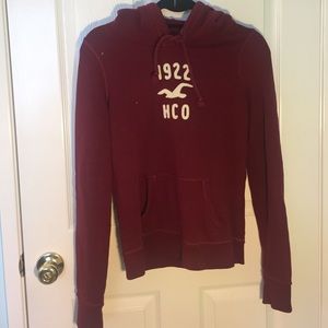 Dark red Hollister sweatshirt
