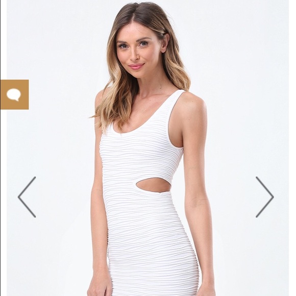 Bebe Cutout Bodycon Tank Dress