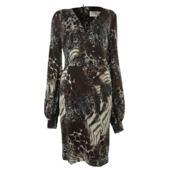 NWOT B Michael Collection Surplice Sweater Dress