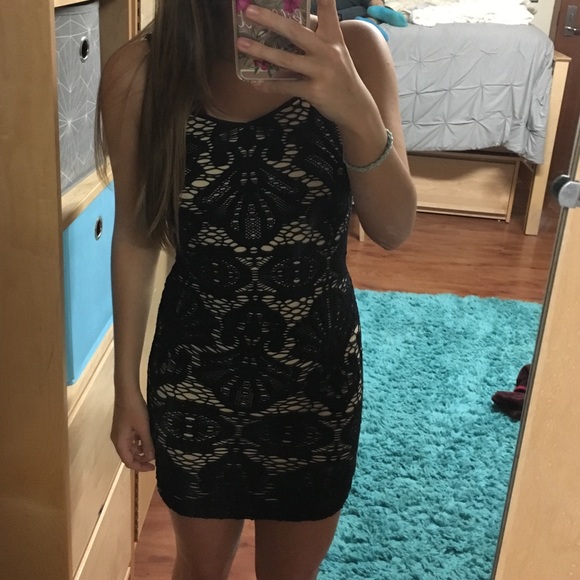 Free people lace bodycon dress