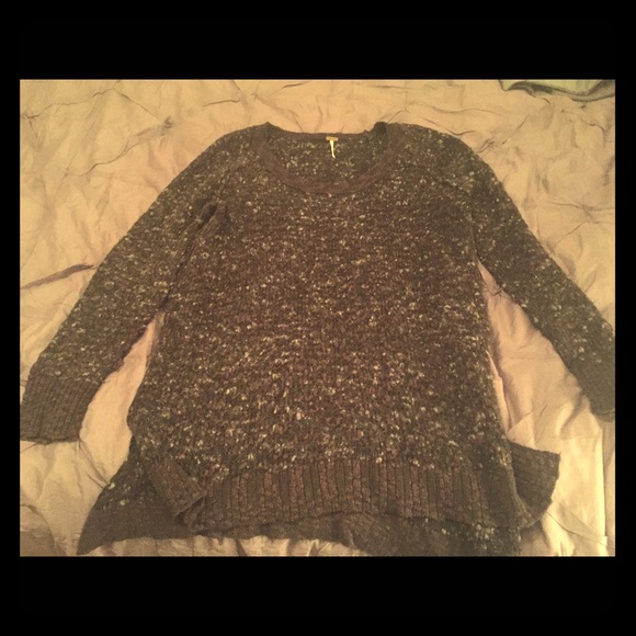 Free People Sweater (grey/black)