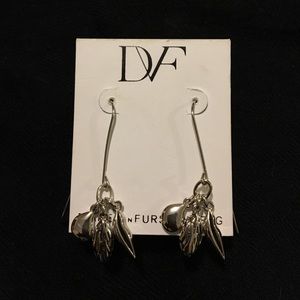 Diane von Furstenberg Silver Charm Earrings