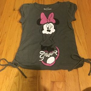 Girls Minnie Mouse shirt