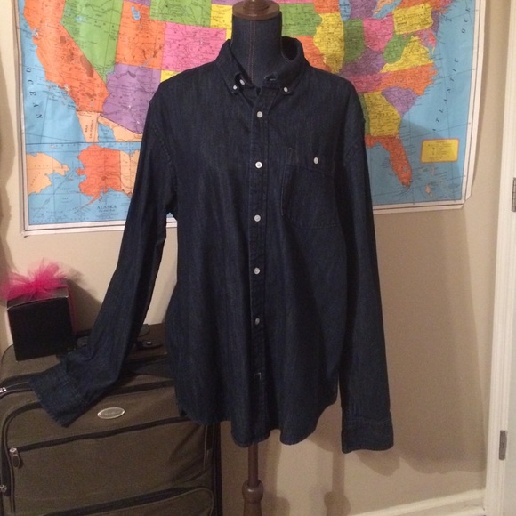 Old Navy denim button down