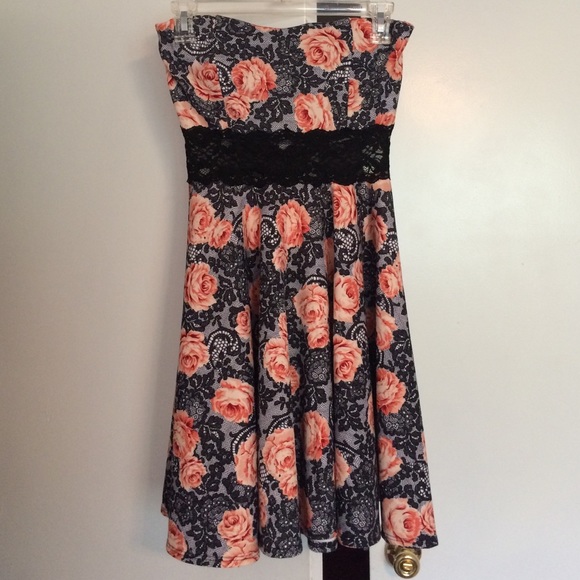 Tube top mini dress