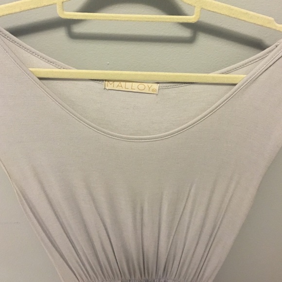 Gray boutique maxi dress - Picture 2 of 2