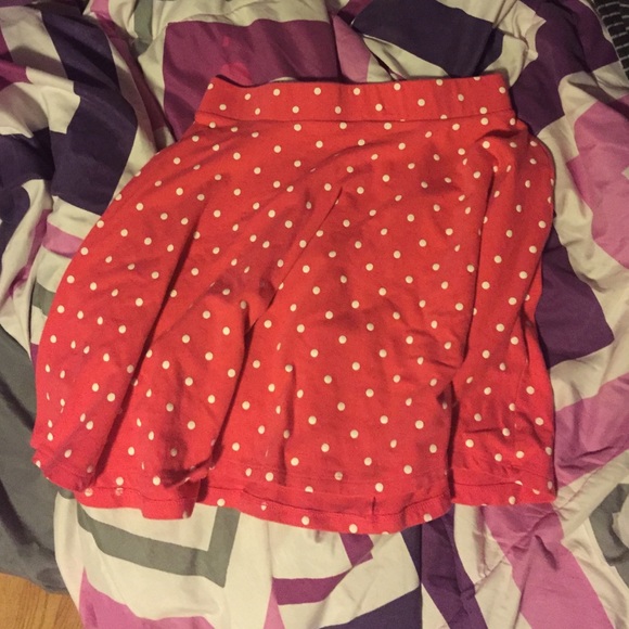 Pink and white skirt