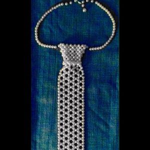 Faux Pearl Necktie ⚡️ PRICE DROP ⚡️